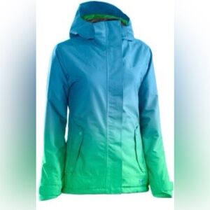 Under Armour Blue and Green Ski Jacket
